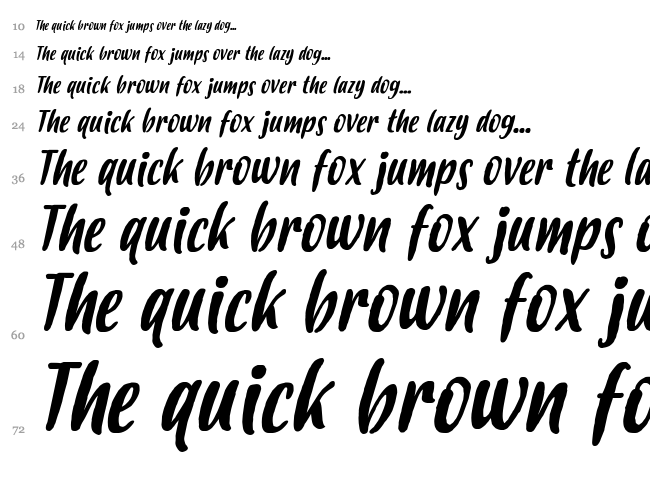 Budidaya font waterfall